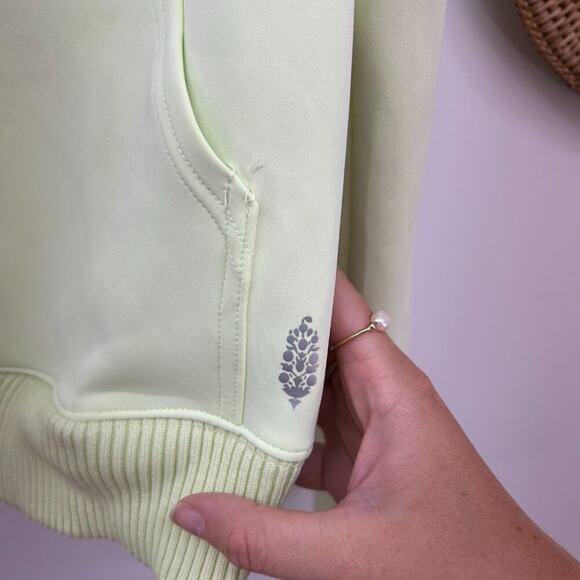 Free People Movement Lead The Pack Jacket Sweatshirt Activewear Granola Large - Picture 7 of 9